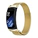 Samsung Gear Fit2/Gear Fit 2 PRO Smart Watch Replacement Band,Feskio Magnet Lock Stainless Steel Milanese Loop Metal Replacement Watchband Bracelet Wrist Strap for Gear Fit2 SM-R360 and Gear Fit 2 PRO