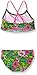 Kanu Surf Girls Flounce Bikini Beach Sport 2 Piece Swimsuit, Karlie Floral Green, 7