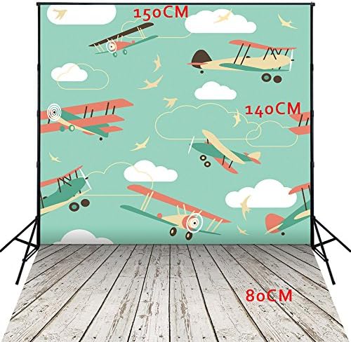 HUAYI 5X7ft airplane Newborn Photography backdrop D-2731