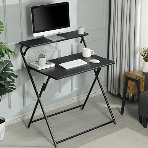Itaar Portable Folding Computer Desk NoAssembly Required, Foldable