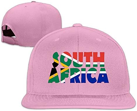 Pink Male/Female South Africa Cotton Flat Snapback Baseball Caps Adjustable Mesh Hat Baseball Hat One Size Fits Most