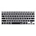eForCity Silicone Keyboard Cover Skin Compatible with MacBook Pro 13-Inch - Black