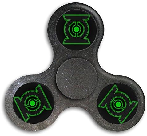Green Lantern Tri-Spinner Hand Spinning Fidget Toy Stress Reducer EDC Focus Toy For Kid And Adult High Speed Relieving ADHD, OCD, Anxiety