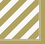 Golden Birthday Beverage Napkins, 16ct