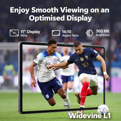 SVITOO Android 16 Tablet, 11 Inch Tablet with Gemini AI, Android Tablet with 20GB RAM 128GB ROM, Unisoc T7250 Octa-Core, 90Hz Display, 8800mAh Battery, WiFi Tablet, 1 Year Warranty