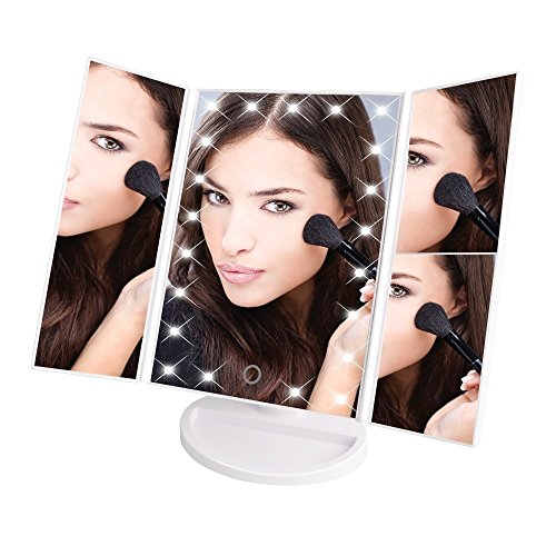 Perfeclear Makeup Mirror - Lighted Professional Makeup Magnifying Vanity Mirror - Natural Light LEDs