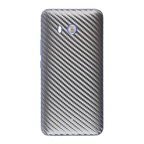ArmorSuit MilitaryShield - HTC U11 Screen Protector + Black Carbon Fiber Skin Wrap Protector - Lifetime replacement