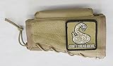M1SURPLUS Tan Cheek Rest + Don't Tread on Me Snake Morale Patch Fits Winchester 70 HOWA 1500 Mossberg ATR MVP (Flex + predator models) Lee Enfield Mauser 98 Remington 597 700 770 798 Model SEVEN Rifle