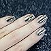 Born Pretty 2 Box Mirror Powder Gold Silver Pigment Nail Glitter Nail Art Chrome Powder with Matching Brushes Silver and Gold