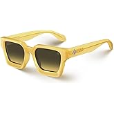 VISOONE Fashion 100% UV400 Protection Rectangle TR90 Y2K Sunglasses Accessories for Women Men RIVER