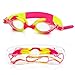 Amazer Kids Child Swim Goggles, Kid Child Swimming Goggles with Clear Vision Anti Fog UV Protection No Leak Come Easy to Adjust with Free Protection Case for Kids Child Early Teens