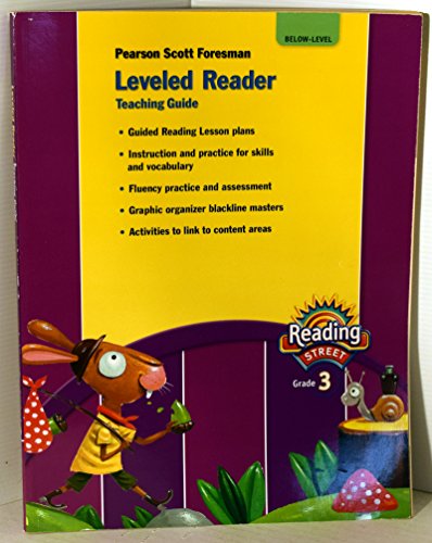 Leveled Reader Teaching Guide Below-Level - Rea... 0328484482 Book Cover