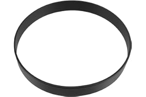 INOOMP 12-Inch Quartz Clock Metal Frame Replacement Round Border Black Design for Modern Home Wall Clocks