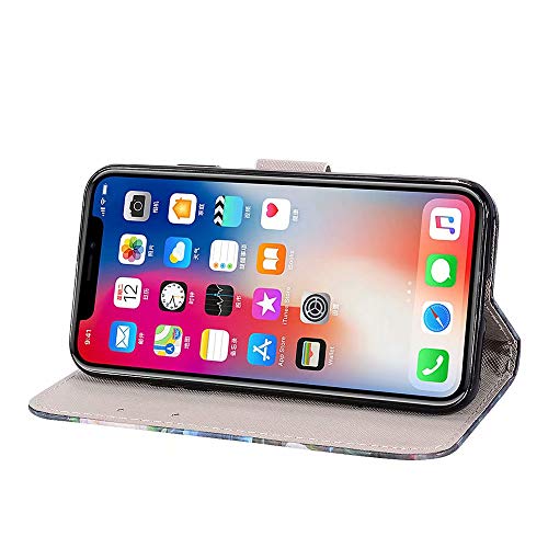 Ttimao Hoesje voor iphone X/XS Flip PU Lederen Portemonnee 3D-Patroon Etui Hoezen+1*Screen Protector met Magnetische… - Image 6