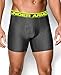 Under Armour Men's Original Series 6” Boxerjock, Carbon Heather (091)/High-Vis Yellow, Large