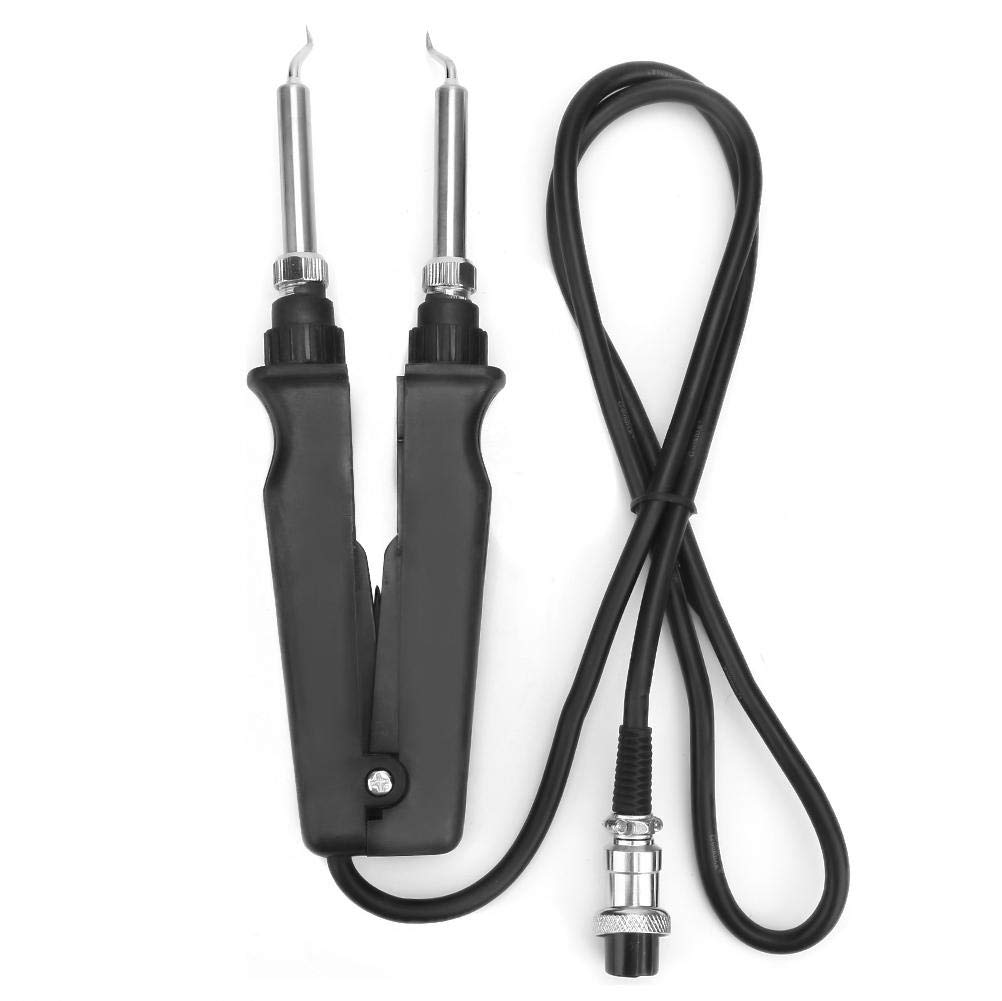 Soldering Iron Tweezer, SMD Rework Station 220V 60W Desoldering Soldering Tweezer Style Iron,for Densely Mounted Circuit Boards