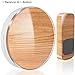 Heiyo Wireless Door Chime Wood Grain Series-1 Remote Button and 1 Plugin Receivers with Operating at 600-feet/52 MP3 Melodies/ 4-Level Volume for Home/Office/Stores or Other
