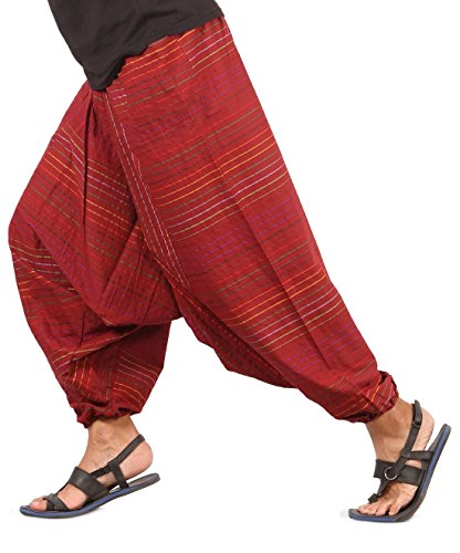 Ths mens baggy yoga hippie boho aladdin alibaba harem p…