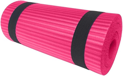 good health & fitness thick cushioned nbr yoga mat
