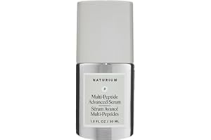 Naturium Multi-Peptide Advanced Serum, Collagen and Ferulic Acid, Argireline Amplified and Copper Peptides, 1.0 FL OZ / 30 ml