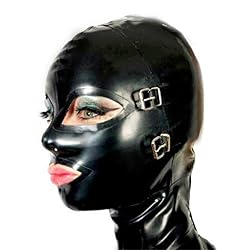AiCc stylists Latex Mask Rubber Hood with Removable