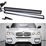 RioRand 2 Pcs 6W 6000K Waterproof Aluminum High Power Xenon Slim LED Light Daytime Running Light SUV Sedan Coupe Vehicle Lamp (Red)