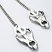Lovess Metal Nipple Clamps with Chain Deluxe Silver Metal Toy Clamp in Adjustable Butterfly Design, Good for SM BDSM