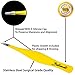 Bellesante 2 PCS Precision Surgical Grade Tweezers - Best Stainless Steel Sharp Tweezers for Ingrown Hair Extraction, Precise Eyebrow, Facial and Body Hair Grooming, Splinter, & Tick - Needle Nose