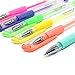 Crafty Croc Gel Pens for Adult Coloring Books - Refillable Ink Gel Pen Set With Case - Includes 96 Artist Quality Coloring Pens: Glitter, Metallic, Pastel (1 White), Neon - Soft Comfort Grips