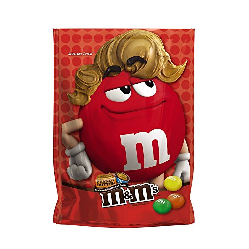 Mars Chocolate M&M Peanut Butter Stand UP Pouches, 8 oz