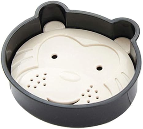 Amazon 石鹸置き カバーソープケース付漫画かわいいタイガーソープボックスホーム旅行ソープディッシュ主催キッズバスソープホルダー 石けん置き Color Black ソープディッシュ ホーム キッチン オンライン通販