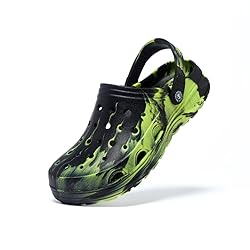 Generic Kids Boys&Girls Black Camouflage Clogs
