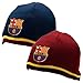 Barcelona Reversible Knitted Hat - Red/Navy