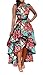 Inorin Womens Dresses African Print Maxi High Low Sleeveless Party Formal Dress