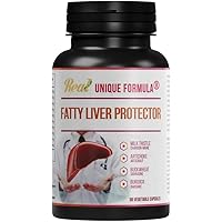 Top Liver Detox Herbal | Fatty Liver Supplement, Support and Cleanse with Unique Formula of Artichoke Leaf, Milk Thistle, Cur