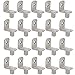 30 Pcs Shelf Support Pegs 6mm L-Shaped Shelf Support Nickel Plated Shelf Bracket Pegs for Furniture & Bookcase Shelf Cabinet Closet Shelf Support with Hole.