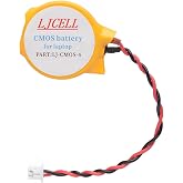 LJCELL CMOS Battery for Dell Latitude E5440 E5450 E6440 E6420 E7440 E7240,CMOS battery for Dell AlienWare M11x R1 R2 Area-51 M9700 M9750 laptop BIOS RTC CR2032 Battery with 2 Wire Cable and connector.