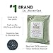 MOSO NATURAL Air Purifying Bag. Bamboo Charcoal Air Freshener, Deodorizer, Odor Eliminator, Odor Absorber for Cars and Closets. 200g Green Color