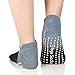 CozTake Grip Socks for Yoga Pilates Barre Dance Ombre Dyed Non Slip Socks Women Grey