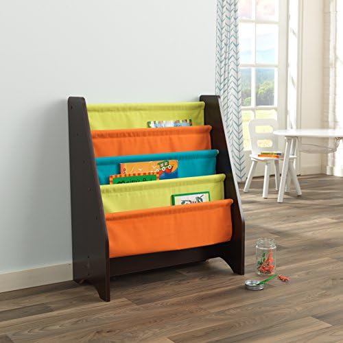 Espresso Sling Bookshelf - Multi Color