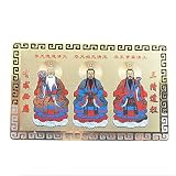 Feng Shui Taoism Highest Three God Amulets Card + One Free Red String Bracelet M6020