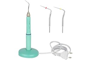 FUNWILL Dental Obturation Pen with Charging Base, Dental Cordless Gutta Percha Obturation System Endo Heated Pen with 2 Tips, 110V, US Plug (Ship from US)