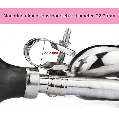 ezyoutdoor Cycling Bugle Bike Horn Aluminum Alloy Bicycle Bell Bicycle Horns Classic Clown Bugle Horn Metal Bike Bugle Trumpet Air Horn Mounting Bracket Vintage Metal Twist Loudspeaker Bike Bell
