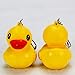 Chenkaiyang Yellow Rubber Duck Key Chain with LED Light and Sound Keychain Bag Ornaments