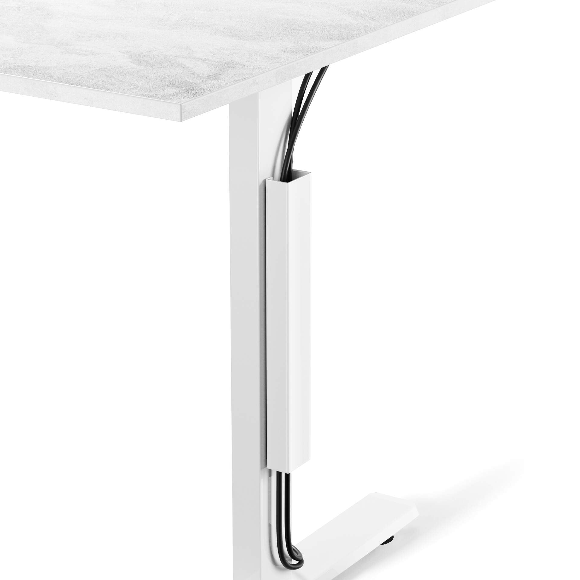 Mobili Fiver, Desk cable trunking Clara, White