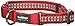 Red Dingo Martingale Reflective Bones 20mm Choke Collar, Red, Medium/Large
