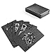 BIERDORF Diamond Waterproof Black Playing Cards, Poker Cards, HD, Deck of Cards (Black matt)