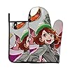 Xiaoxian Pokemon 121 Hittebestendige keukenovenhandschoenen, ovenhandschoenen en potdekselhandschoenen, veilig om te…
