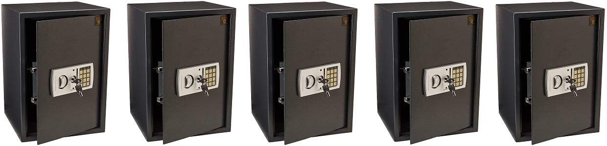 7775 1.8 CF Large Electronic Digital Safe Jewelry Home Secure-Paragon Lock & Safe (5-(Pack))