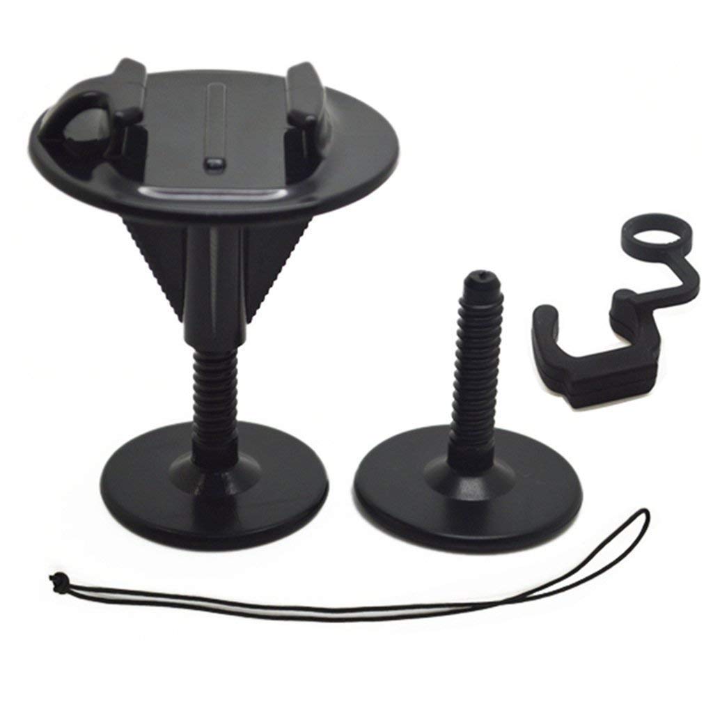 Vcufflinks Bodyboard Wakeboard Foam Surfboard Mount Kit for GoPro Hero 11 10 9 8 Max 7 (2018) 6 5 4 3+ 3 Black Silver Session, Osmo Action, Xiaomi YI, AKASO, SJCAM Camera (Black)